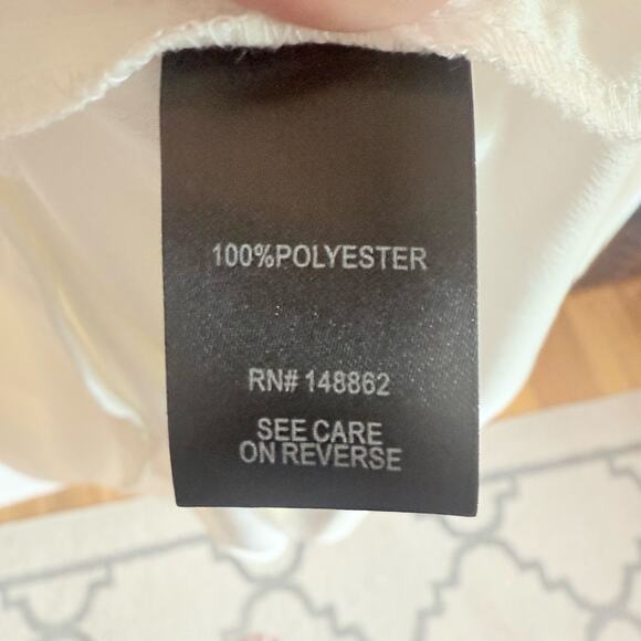 TORRID Harper 3/4 length sleeve ivory blouse (no chest pockets) - Picture 6 of 6